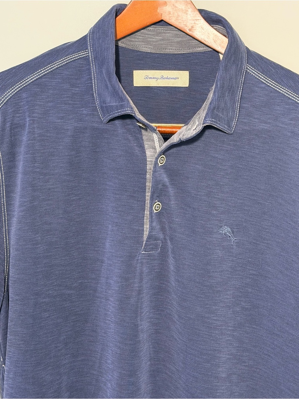 Tommy Bahama Men's Blue Polo Shirt